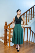 Forest Pleated Skirt