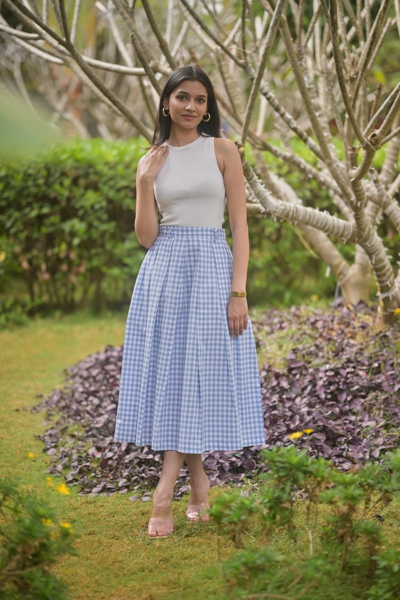 Cloud Pleated Skirt