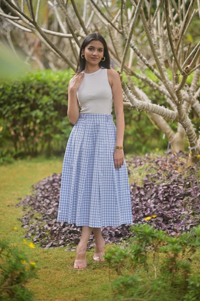 Cloud Pleated Skirt