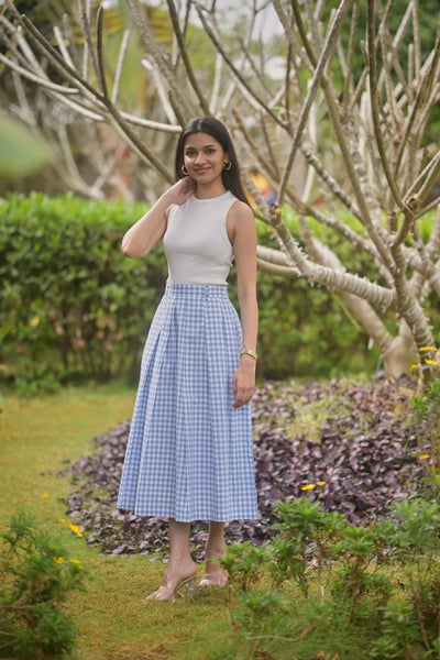 Cloud Pleated Skirt