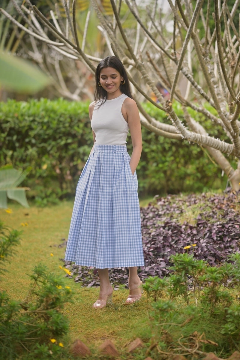 Cloud Pleated Skirt