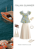 Italian Summer bundle - Italia Top with Effortless Elegance (Beige)