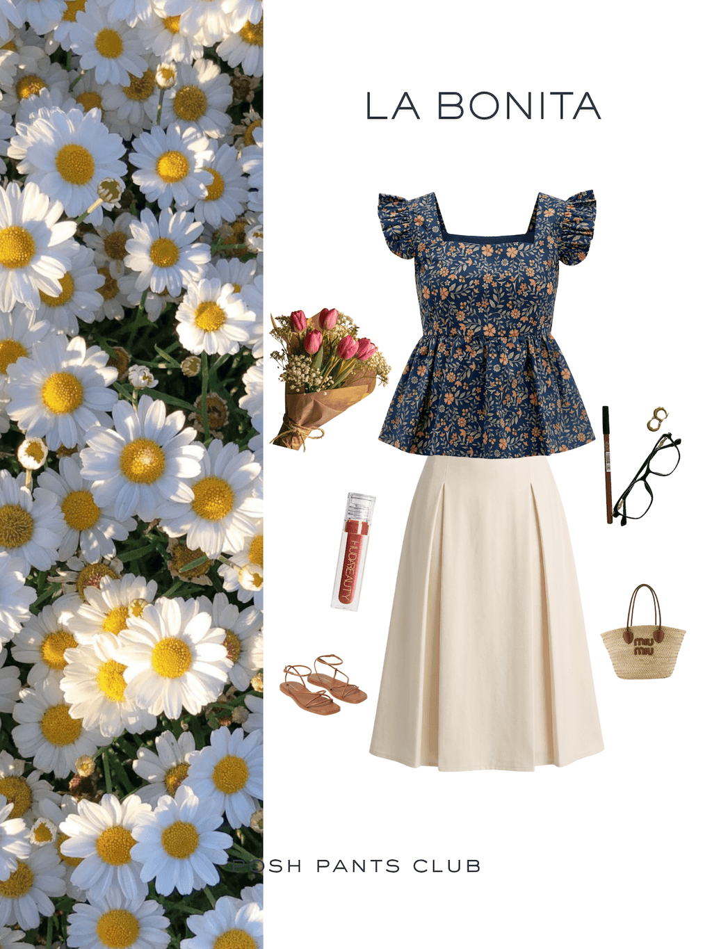 La Bonita bundle - Dahlia Top with Effortless Elegance (Beige)