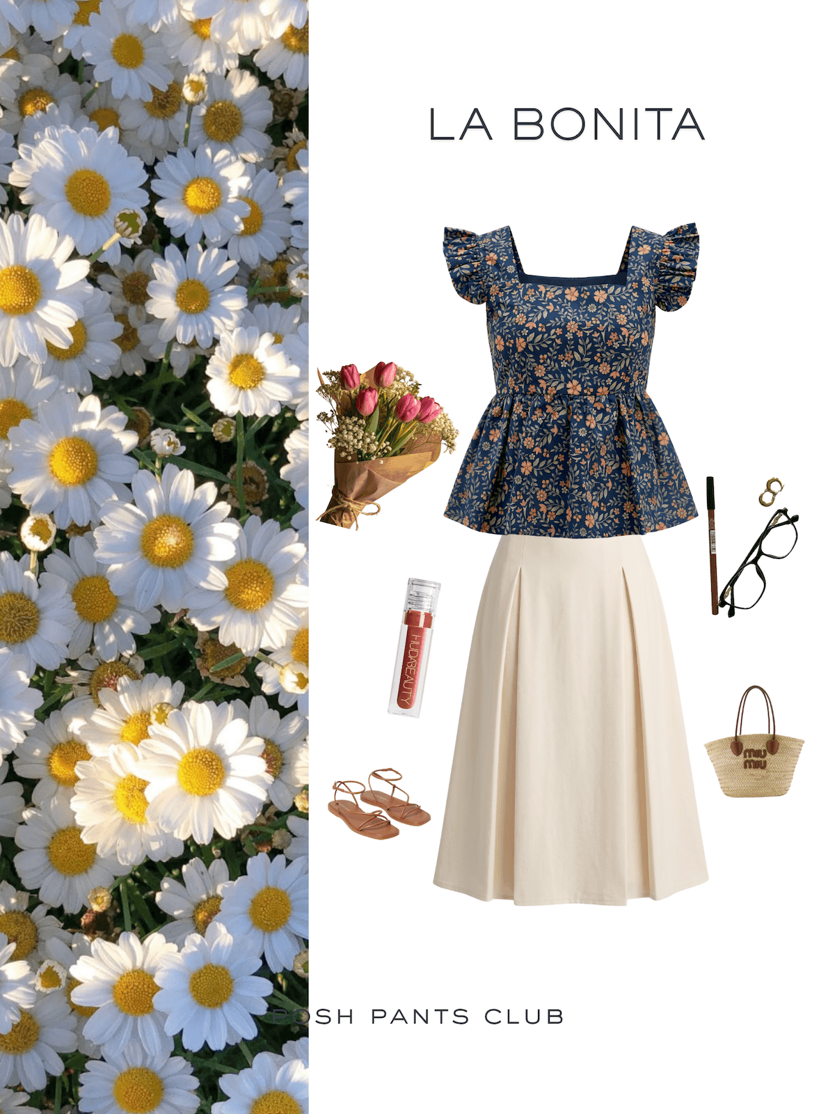 La Bonita bundle - Dahlia Top with Effortless Elegance (Beige)